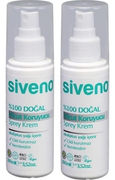 Siveno Doğal Vücut Koruyucu Sprey Krem 2 x 100 ML