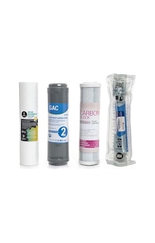 Sulook Açık Kasa Su Arıtma Cihazlarına Uyumlu 4'lü Filtre Seti Lg Membranlı Sulook Açık Kasa Su Arıtma Cihazlarına Uyumlu 4'lü Filtre Seti Lg Membranlı