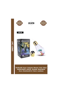 Hediyelik Eşya Çalışma Masası Usb Cihaz Dempower Ampül Buhar Makinesi Hava Nemlendirici Gece Lambası Hediyelik Eşya Çalışma Masası Usb Cihaz Dempower Ampül Buhar Makinesi Hava Nemlendirici Gece Lambası