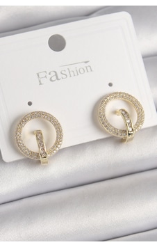 Pirinç Gold Renk Zirkon Taşlı Halka Model Kadın Küpe Açık Fuşya 06624523 Pirinç Gold Renk Zirkon Taşlı Halka Model Kadın Küpe Açık Fuşya 06624523