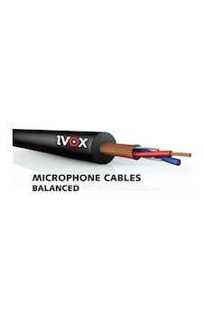 İvox Vb 226 Ultimate 2x0,22 Mm 50 Metre Siyah Mikrofon Kablosu