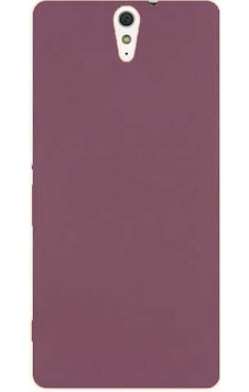 Sony Xperia C5 Kılıf Zore Premier Silikon Kapak Mürdüm Sony Xperia C5 Kılıf Zore Premier Silikon Kapak Mürdüm