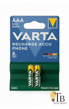 Varta Aaa 550 Mah Şarj Edilebilir Pil Varta Aaa 550 Mah Şarj Edilebilir Pil