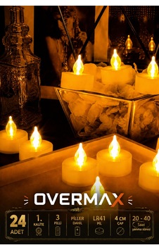 Premium Led Tealight Mum Sıcak Beyaz Işık Gerçek Mum Görünümü 24 Adet 24'lü Led - 893628512 24'lü Led Premium Led Tealight Mum Sıcak Beyaz Işık Gerçek Mum Görünümü 24 Adet 24'lü Led - 893628512 24'lü Led