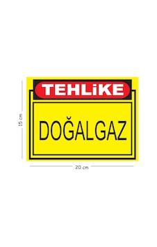 Metal Tehlike Doğalgaz 15x20 Cm Uyarı İş Güvenliği Levhası Metal Tehlike Doğalgaz 15x20 Cm Uyarı İş Güvenliği Levhası
