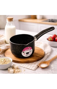 Çetcook 16 No Granit Sütlük- Sosluk Tava Siyah Çetcook 16 No Granit Sütlük- Sosluk Tava Siyah