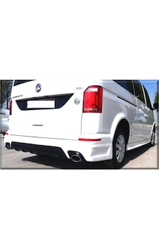 Volkswagen Transporter T7 Izgaralı Arka Ek (Plastik)
