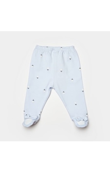 Biorganic Love Floral Bebek Pantolonu 57940 Ekru - Lila Biorganic Love Floral Bebek Pantolonu 57940 Ekru - Lila