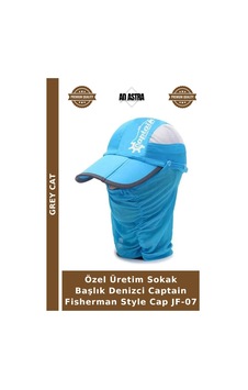 Grey Cat Özel Üretim Sokak Başlık Denizci Captain Fisherman Style Cap Jf-07 Çok Renkli