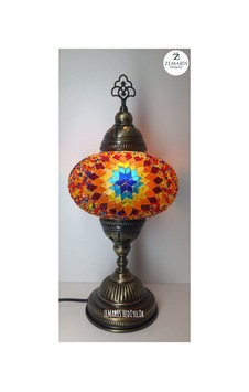 El Yapımı Otantik Mozaik Masa Lambası Büyük Camlı Kırmızı - 820080860 Kırmızı El Yapımı Otantik Mozaik Masa Lambası Büyük Camlı Kırmızı - 820080860 Kırmızı