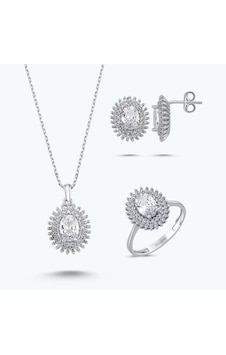 Altınbaş Altın Üçlü Oval Set Utkss0072-24875-set Altınbaş Altın Üçlü Oval Set Utkss0072-24875-set