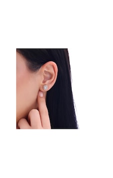 Nochediamond 0,37 Karat Baget Pırlanta Küpe-831 Nochediamond 0,37 Karat Baget Pırlanta Küpe-831