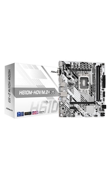 Asrock H610m-hdv/m.2+ Intel H610 Soket 1700 Ddr5 5600mhz Oc M.2 Anakart