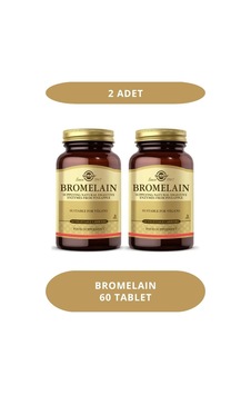 Solgar Bromelain 150mg 60 Kapsül 2 Adet 2'li Solgar Bromelain 150mg 60 Kapsül 2 Adet 2'li