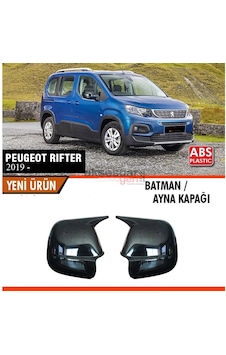 Peugeot Rifter 2019+ Uyumlu Yarasa Batman Ayna Kapağı Piano Black Peugeot Rifter 2019+ Uyumlu Yarasa Batman Ayna Kapağı Piano Black