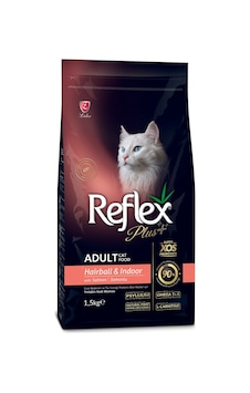 Reflex Plus Hairball & İndoor Somonlu Yetişkin Kedi Maması 1500 G Reflex Plus Hairball & İndoor Somonlu Yetişkin Kedi Maması 1500 G
