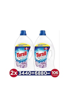 Tursil Sıvı Çamaşır Deterjanı 106 Yıkama Leylak Bahçesi 2 x 3440 ML Tursil Sıvı Çamaşır Deterjanı 106 Yıkama Leylak Bahçesi 2 x 3440 ML