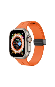Apsuwa Apple Uyumlu Watch 10 46mm Kordon Kayış Silikon D-buckle Mıknatıslı Apsuwa Apple Uyumlu Watch 10 46mm Kordon Kayış Silikon D-buckle Mıknatıslı