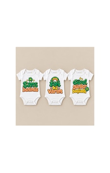 Babylimon Şans Üçlü Beyaz Kısa Kollu Bebek Zıbın Seti Beyaz - 930083788 Beyaz Babylimon Şans Üçlü Beyaz Kısa Kollu Bebek Zıbın Seti Beyaz - 930083788 Beyaz