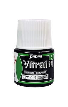 Pebeo Vitrail Cam Boyası 45ml - 15 Black Pebeo Vitrail Cam Boyası 45ml - 15 Black