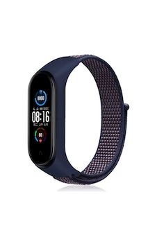 Newface Xiaomi Mi Band 4 Hasırlı Cırtcırtlı Kordon Semeglbl - 96 - Lacivert-mor Newface Xiaomi Mi Band 4 Hasırlı Cırtcırtlı Kordon Semeglbl - 96 - Lacivert-mor