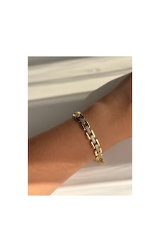 Gold Kuyumcu İşçilikli Taşlı Ashley Bileklik -kararma Yapmaz- Altın 66150799 Gold Kuyumcu İşçilikli Taşlı Ashley Bileklik -kararma Yapmaz- Altın 66150799