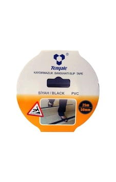 Tenyale Kaydırmaz Bant Siyah 25 Mm x 25 M