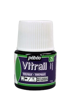 Vitrail Solvent Bazlı Cam Boya 45 ML Şişe - 05025 Violet Mor Vitrail Solvent Bazlı Cam Boya 45 ML Şişe - 05025 Violet Mor