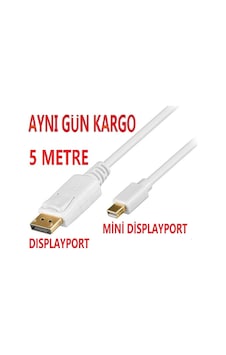Mini Displayport To Displayport Kablosu Mac 5 Metre 4320A Mini Displayport To Displayport Kablosu Mac 5 Metre 4320A