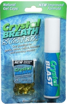 Crystal Breath Ağız Spreyi + Taze Nefes Kapsülleri 25'li