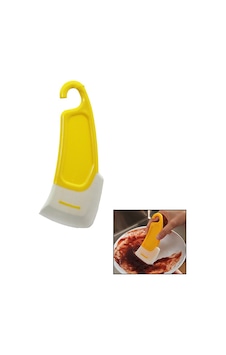Yağ - Leke Kazıyıcı Mini Silikon Spatula Plastik Saplı - Askılıklı Yağ - Leke Kazıyıcı Mini Silikon Spatula Plastik Saplı - Askılıklı
