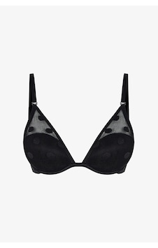 Penti Siyah Dot Mesh Push Up Destekli Sütyen Penti Siyah Dot Mesh Push Up Destekli Sütyen