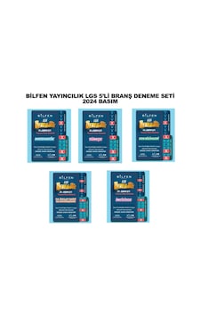 Bilfen Yayıncılık 8. Sınıf Lgs 5'li Branş Deneme Seti 2024 Bilfen Yayıncılık 8. Sınıf Lgs 5'li Branş Deneme Seti 2024