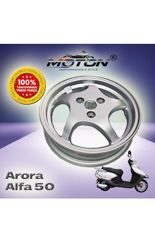 Arora Alfa 50 Uyumlu Arka Jant - Diskli Model - 10 İnç - Gri Arora Alfa 50 Uyumlu Arka Jant - Diskli Model - 10 İnç - Gri