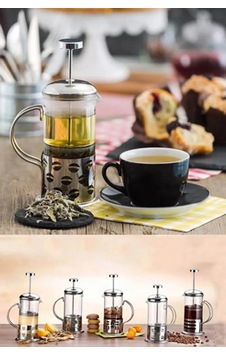 Jenerik New Life 350ml Çelik French Press Bitki Demleme Bardağı Bls Fp 350 Jenerik New Life 350ml Çelik French Press Bitki Demleme Bardağı Bls Fp 350