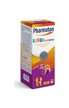 Pharmaton Kiddi Growth Kalsiyum Vitamin D İyot İçeren Takviye Edici Gıda Meyve Aromalı Şurup 200 Ml