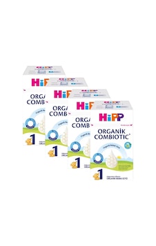 Hipp 1 Organik Combiotic Bebek Sütü 600 Gr 4 Lü