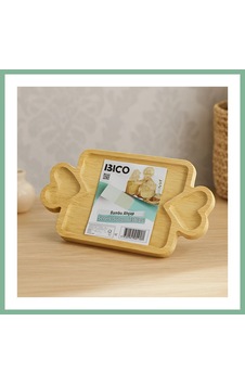 Bşkvirgo Bambu Ahşap Servis Tepsisi 25x14 Cm - 3 Bölmeli Sunum Tahtası Bsk2026 Bşkvirgo Bambu Ahşap Servis Tepsisi 25x14 Cm - 3 Bölmeli Sunum Tahtası Bsk2026