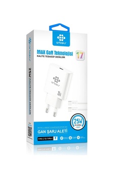 Dilaratrendhouse 25w Pd Max Gan Type-c To Type-c Kablolu Şarj Aleti Beyaz Arb-ch05 Dlra Standart Dilaratrendhouse 25w Pd Max Gan Type-c To Type-c Kablolu Şarj Aleti Beyaz Arb-ch05 Dlra Standart