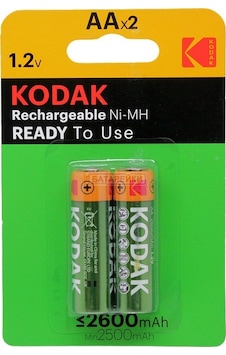Kodak Şarj Edilebilir Ni-mh Aa Pil 2600 Mah 2 Adet