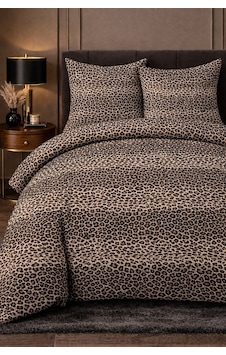 More Home Tek Kişilik Pamuklu Nevresim Takımı Lastikli Çarşaflı Leopar Desenli Siyah More Home Tek Kişilik Pamuklu Nevresim Takımı Lastikli Çarşaflı Leopar Desenli Siyah