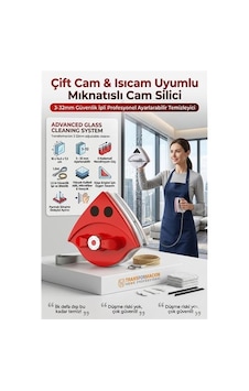 Zenvac Ayarlanabilir Mıknatıslı Cam Silici, 3-32mm Çift Cam & Isıcam Uyumlu Güvenlik İpli Profesyonel Temizleyici Zenvac Ayarlanabilir Mıknatıslı Cam Silici, 3-32mm Çift Cam & Isıcam Uyumlu Güvenlik İpli Profesyonel Temizleyici
