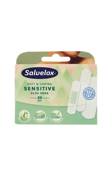Salvelox Sensetive Aloe Vera Hassas Aloe Veralı Yara Bandı 20 Adet Salvelox Sensetive Aloe Vera Hassas Aloe Veralı Yara Bandı 20 Adet