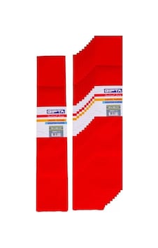 Gıpta Grafon Kağıdı Renkli 50x200 Kırmızı 10'lu Paket