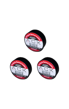 3 Adet Ack Siyah İzole Bant 0.13x19mmx8yds 3 Adet Ack Siyah İzole Bant 0.13x19mmx8yds