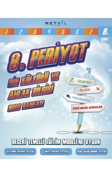 Netbil Yayınları 8. Sınıf Periyot Din Kültürü ve Ahlak Bilgisi Soru Bankası Netbil Yayınları 8. Sınıf Periyot Din Kültürü ve Ahlak Bilgisi Soru Bankası