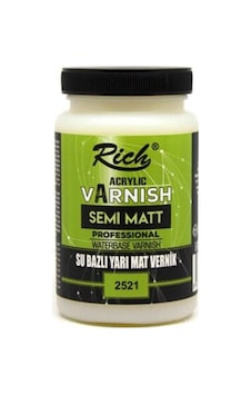 Rich Su Bazlı Yarı Mat Vernik 250 Cc Rich Su Bazlı Yarı Mat Vernik 250 Cc