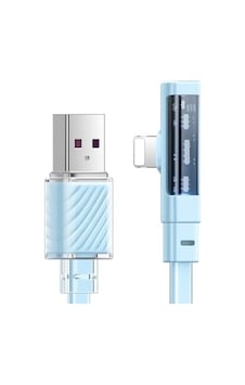 Ca-3415 Usb-a To Lightning 3a 20w L Kablo 1.8m Mavi Acı Kahve Ca-3415 Usb-a To Lightning 3a 20w L Kablo 1.8m Mavi Acı Kahve