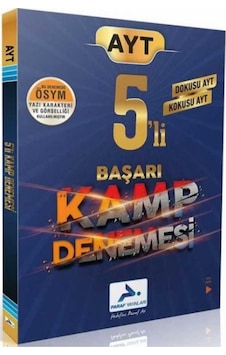 Paraf Yayınları AYT Dokusu Kokusu AYT Başarı 5'li Kamp Denemesi