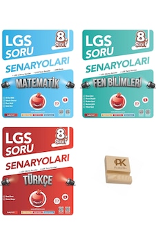 Nartest Lgs 8. Sınıf Matematik Fen Ve Türkçe Çıkmış Sorular 3lü Set + Telefon Standı Nartest Lgs 8. Sınıf Matematik Fen Ve Türkçe Çıkmış Sorular 3lü Set + Telefon Standı